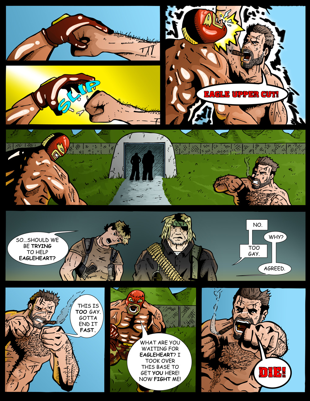 MISSION 001: PAGE 10 “TOO GAY”