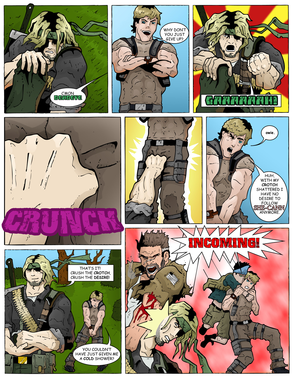 MISSION 002: PAGE 18 “CRUSH THE CROTCH”