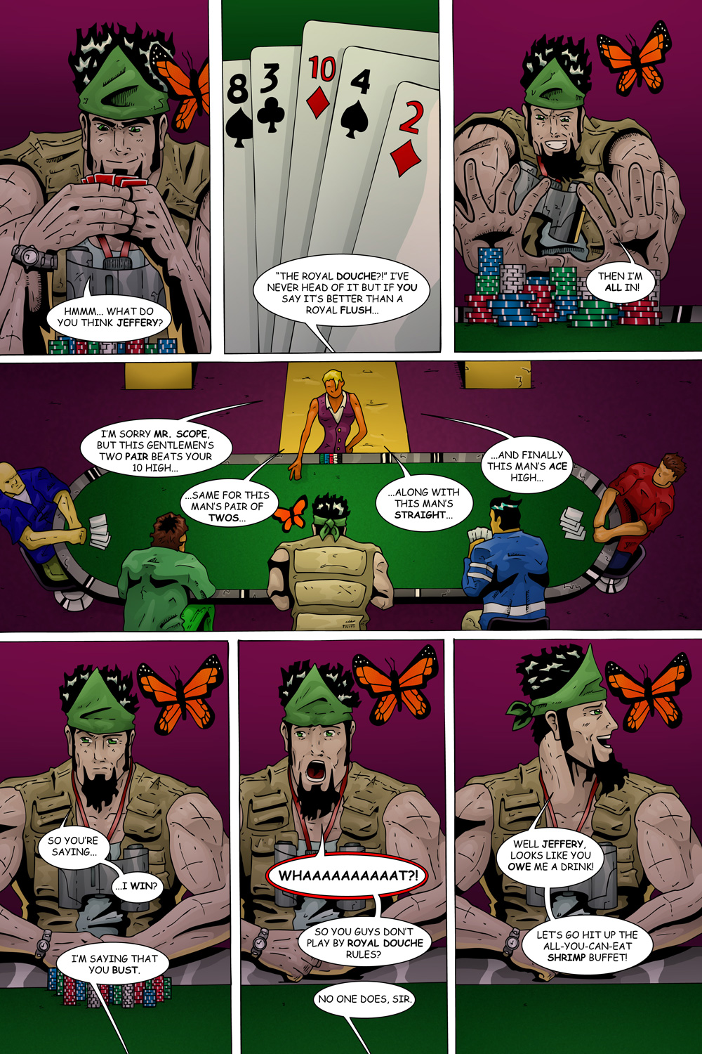 MISSION 005: PAGE 07 “THE ROYAL DOUCHE”
