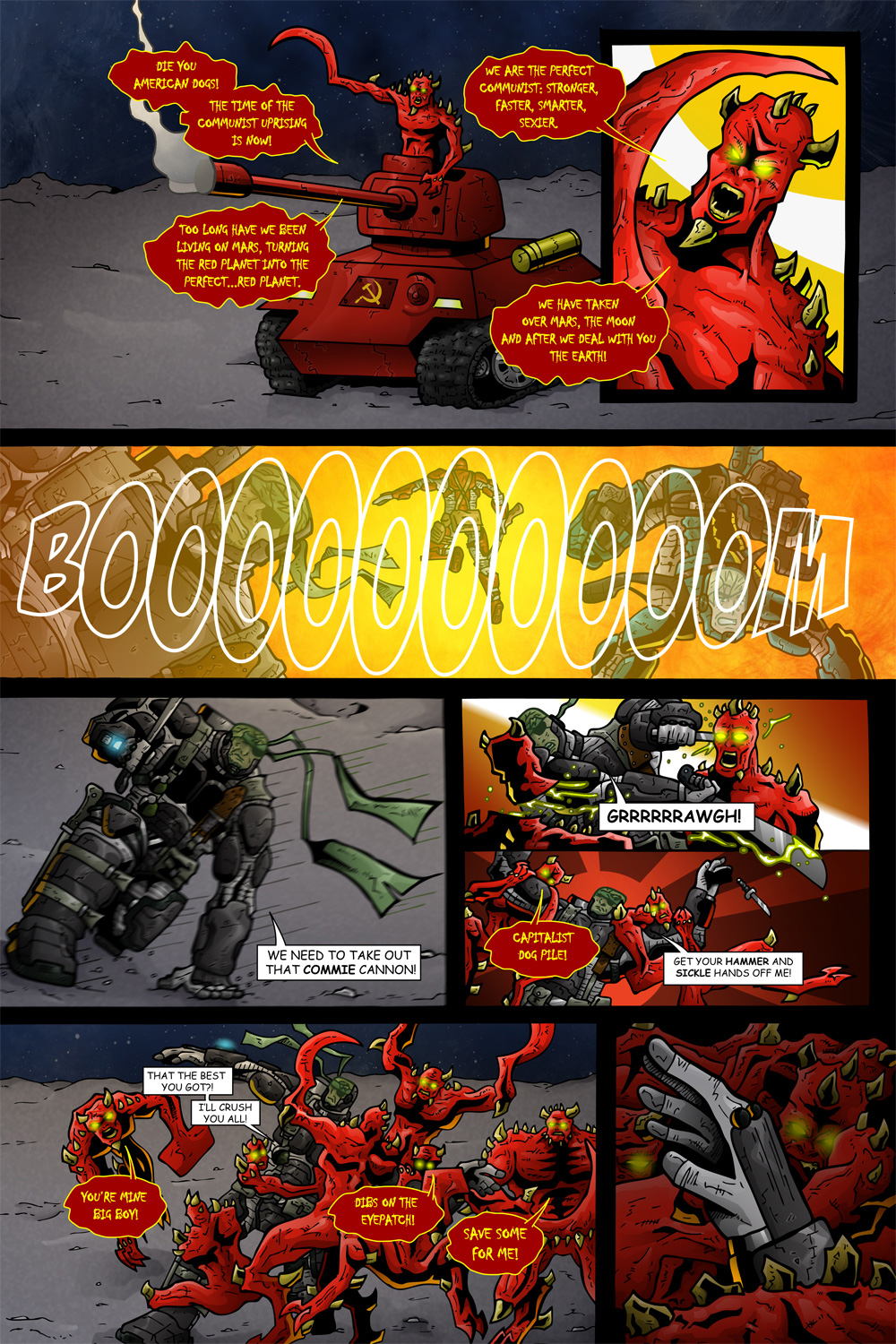 MISSION 006: PAGE 11 “CAPITALIST DOG PILE!”
