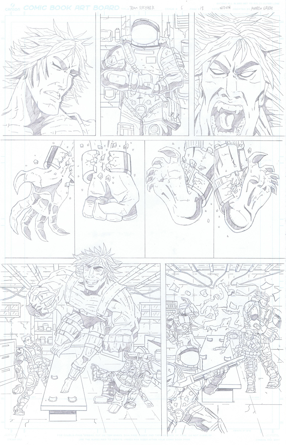MISSION 006: PAGE 17 PENCIL