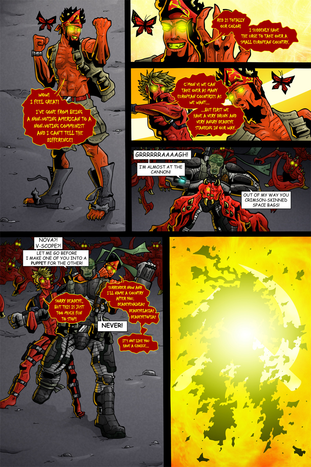 MISSION 006: PAGE 20 “CRIMSON-SKINNED SPACE BAGS”