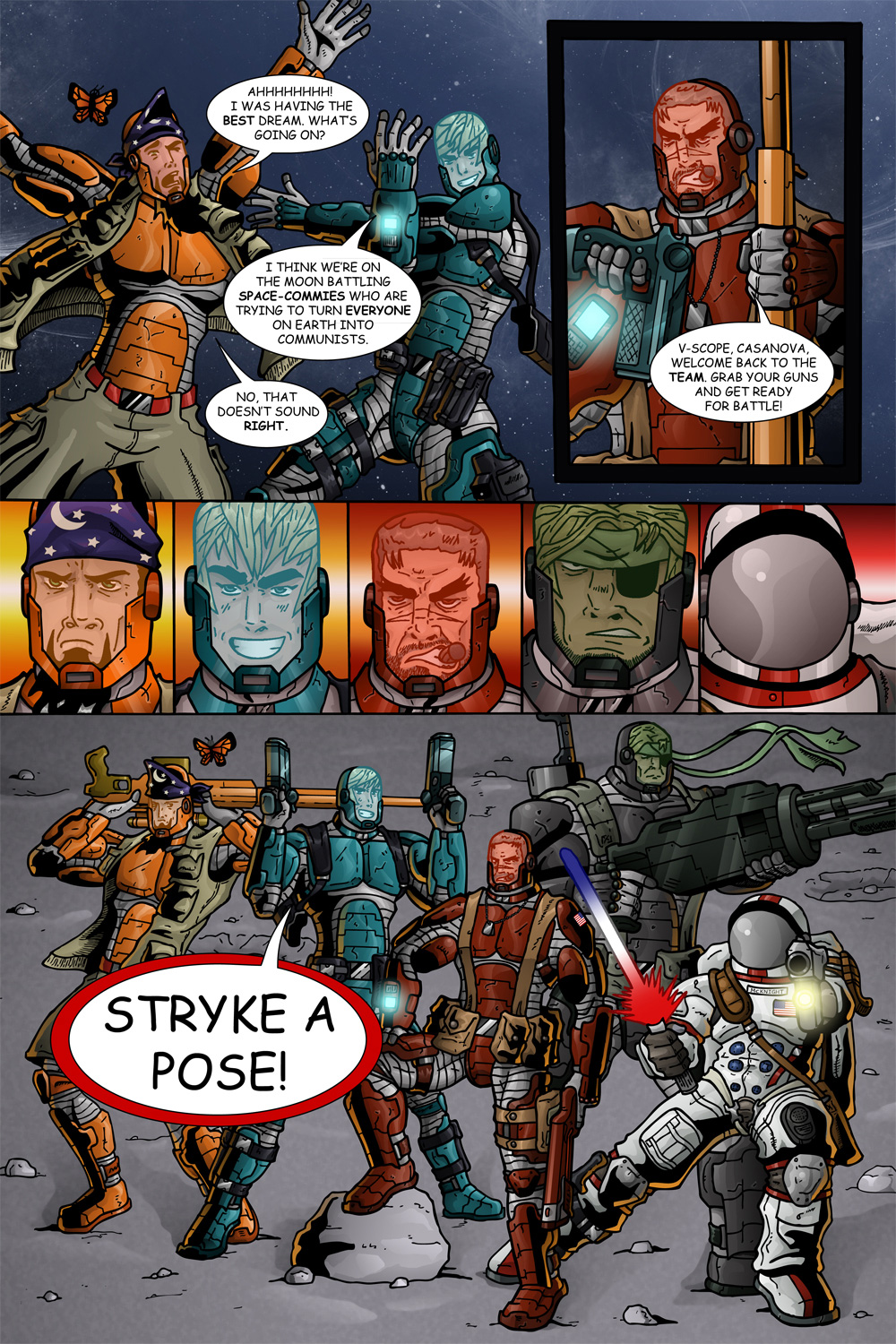 MISSION 007: PAGE 18 “STRYKE A POSE!”