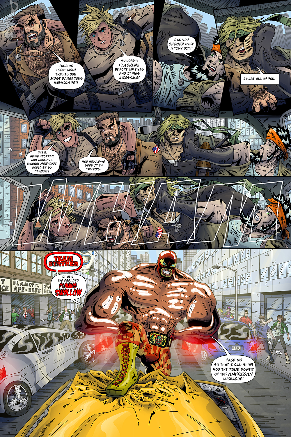 MISSION 010: PAGE 02 “AMERICAN LUCHADOR”